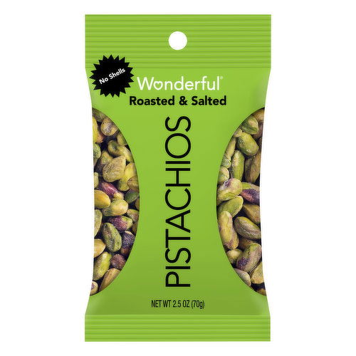 Wonderful Pistachios Pistachios, Roasted & Salted, No Shells