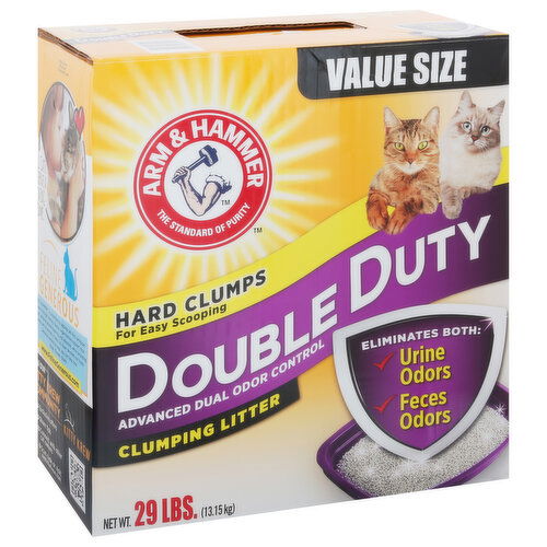 Arm & Hammer Clumping Litter, Double Duty, Value Size