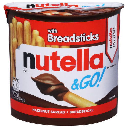 Nutella Hazelnut Spread + Breadsticks