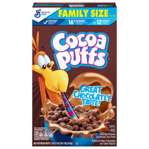 Cocoa Puffs Corn Puffs Family Size
