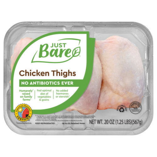 Just Bare Chicken Thighs