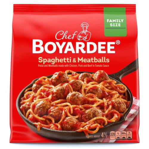 Chef Boyardee Spaghetti and Meatballs Family Size Skillet Meal Spaghetti and Meatballs Family Size Frozen Skillet Meal