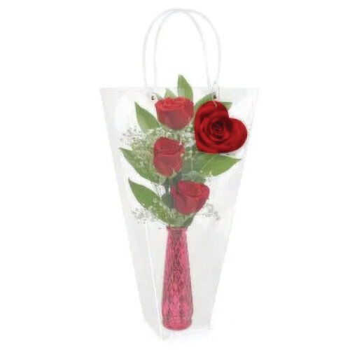 Cub Rose Bud Vase Arrangement