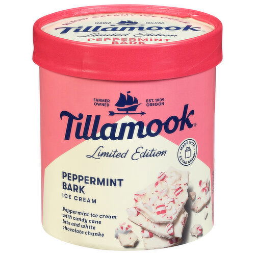 Tillamook Ice Cream, Peppermint Bark