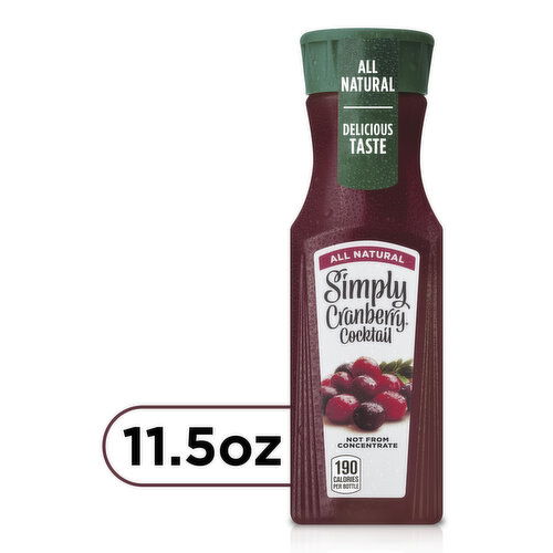 Simply Simply Cranberry Cocktail  Cranberry Cocktail Fruit Juice