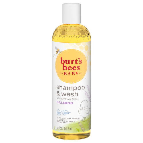 Burt's Bees Baby Shampoo & Wash, Calming, with Lavender Scent