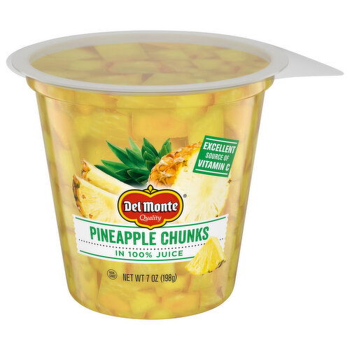 Del Monte Pineapple Chunks, In 100% Juice