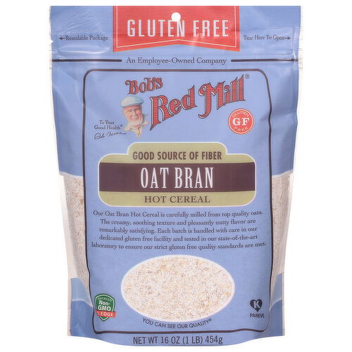 Bob's Red Mill Hot Cereal, Oat Bran