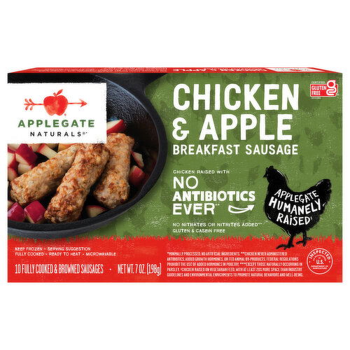 Applegate Naturals Chicken & Apple Breakfast Sausage