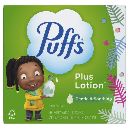 Puffs Plus Plus Lotion Facial Tissue