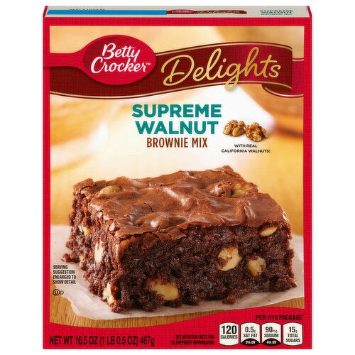 Betty Crocker Brownie Mix, Supreme Walnut