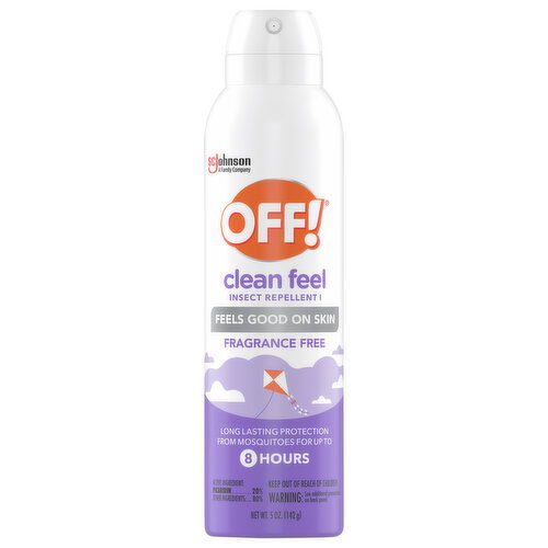 Off! Insect Repellent I, Clean Feel, Fragrance Free