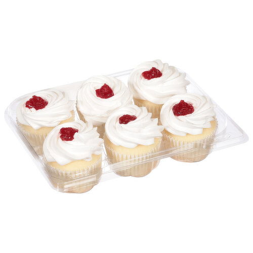Cub Raspberry Whipped Cupcakes