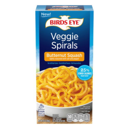 Birds Eye Veggie Spirals, Butternut Squash