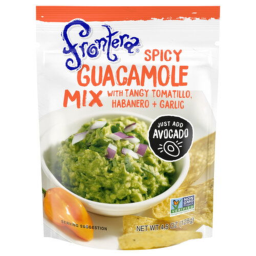 Frontera Guacamole Mix, with Tangy Tomatillo, Habanero + Garlic, Spicy