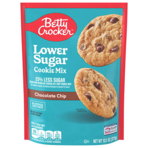 Betty Crocker Lower Sugar Chocolate Chip Cookie Mix
