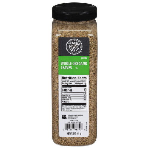 Monarch Oregano Leaves, Whole