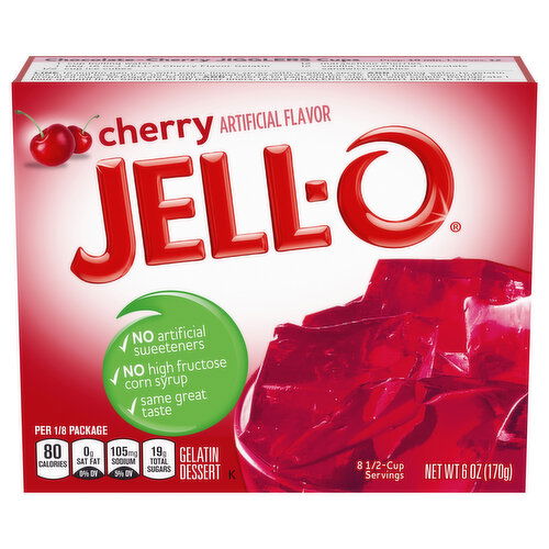 Jell-O Cherry Gelatin Dessert Mix