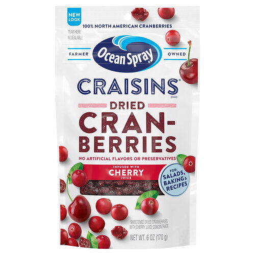 Ocean Spray Cranberries, Cherry, Dried