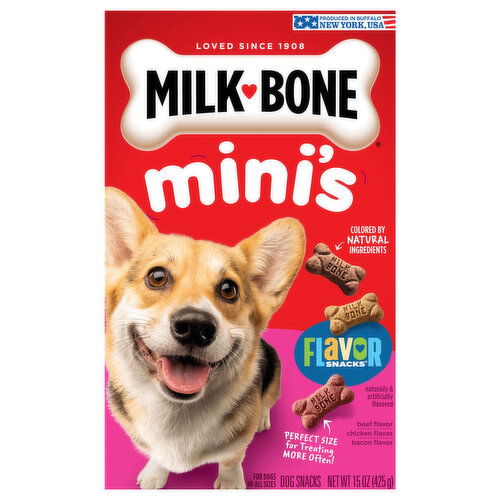 Milk-Bone Beef Flavor/Chicken Flavor/Bacon Flavor Minis Dog Snacks