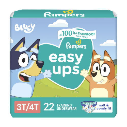 Pampers Easy Ups Training Underwear Boys Size 4 3T4T