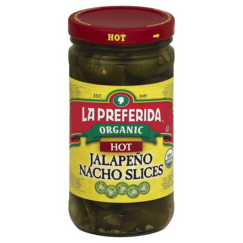 La Preferida Organic Jalapeno Nacho Slices, Hot