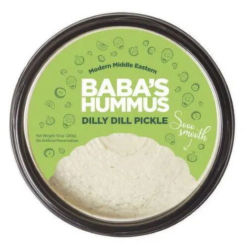 Baba's Dilly Dill Pickle Hummus