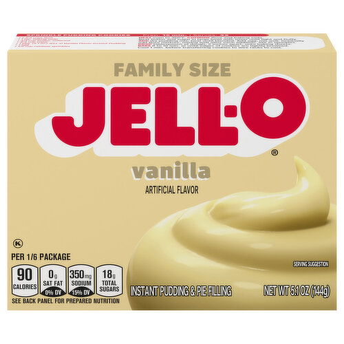 Jell-O Vanilla Instant Pudding & Pie Filling Mix