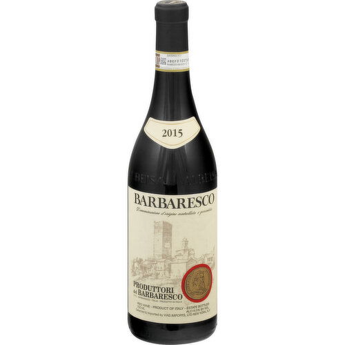 Barbaresco Red Wine, 2015