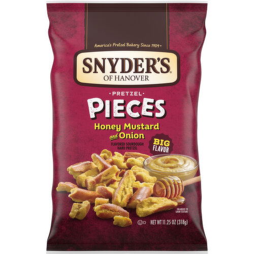 Snyder's of HanoverĀ® Honey Mustard & Onion Flavored Pretzel Pieces