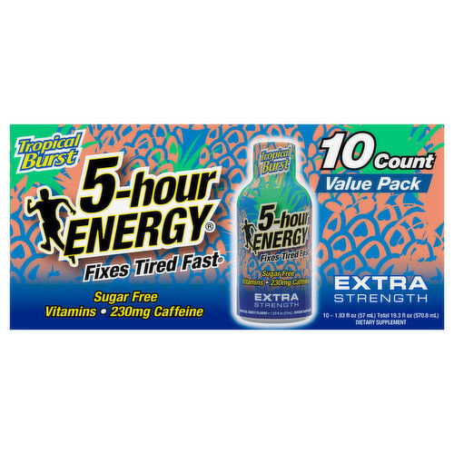 5-Hour Energy Extra Strength Tropical Burst Energy Shot Value Pack