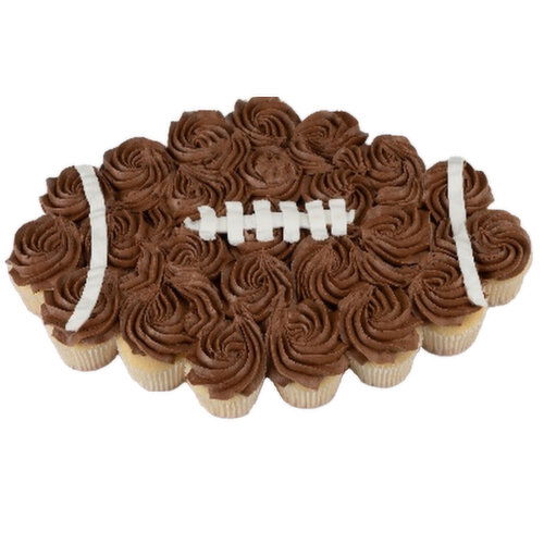 Football Pull A Part Cupcakes