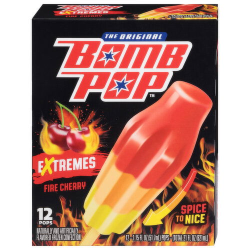 Bomb Pop Pops, Fire Cherry, Extremes