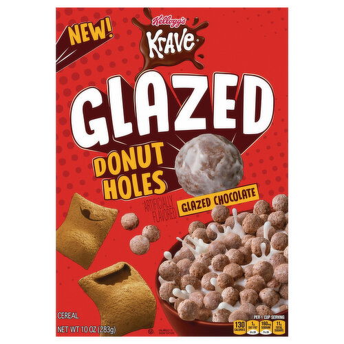 Krave Donut Holes Glazed Chocolate Cereal