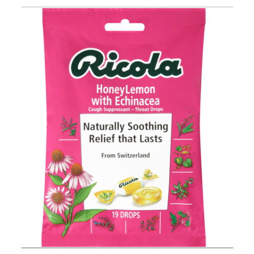 Ricola Honey Lemon with Echinacea Herb Cough Drops