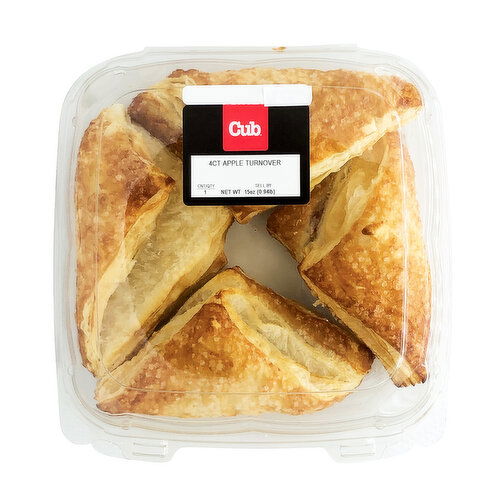 Cub Bakery Apple Turnover 4 Count