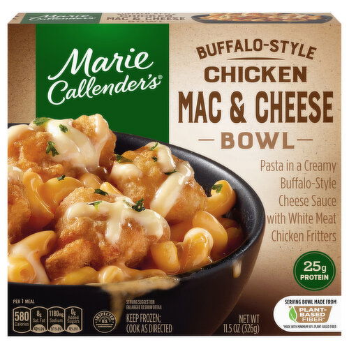 Marie Callender's Spicy Buffalo Style Mac and Cheese Bowl, Frozen Meal