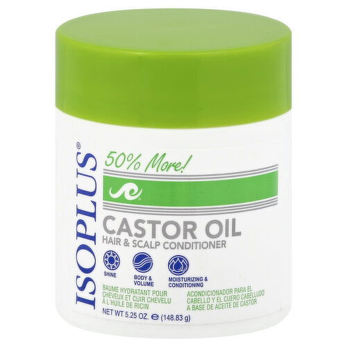 Isoplus Hair & Scalp Conditioner, Castor Oil