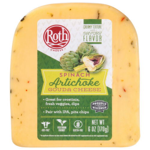 Roth Cheese, Spinach Artichoke Gouda