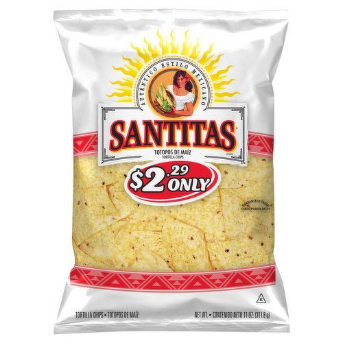 Santitas White Corn Tortilla Chips