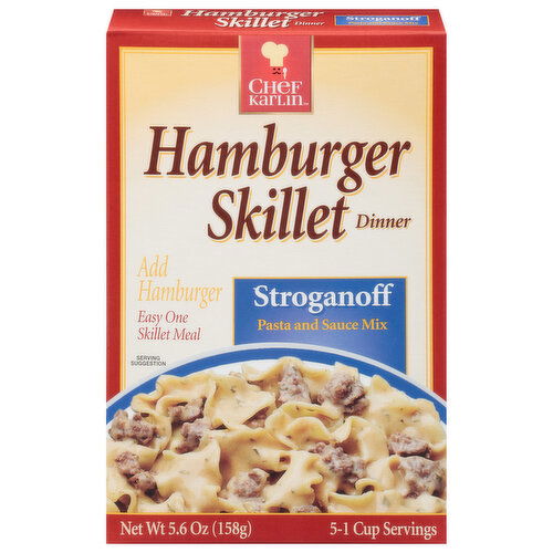 Chef Karlin Hamburger Skillet Dinner, Stroganoff