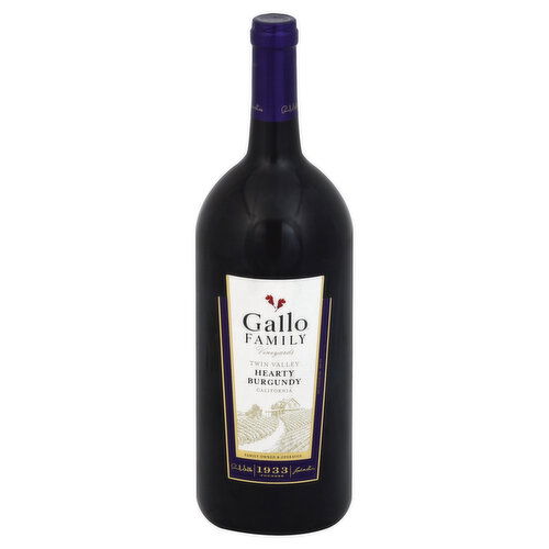 Gallo Family Vineyards Hearty Burgundy, Twin Valley California