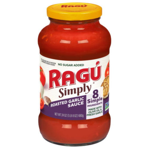 Ragu Simply Sauce, Roasted Garlic