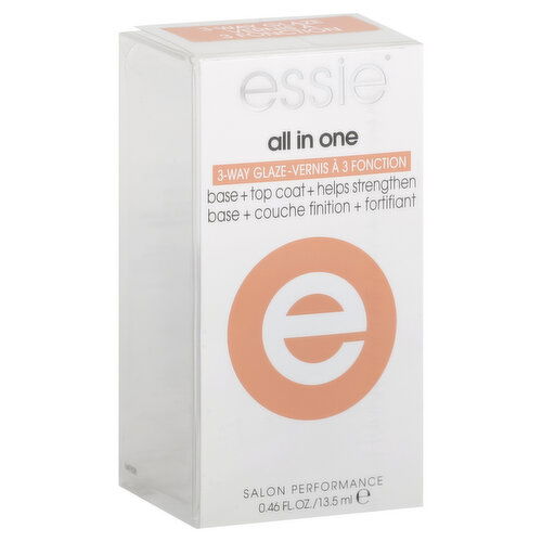 Essie Glaze, 3-Way, All in One