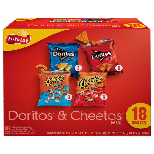 Frito Lay Snacks, Doritos & Cheetos Mix