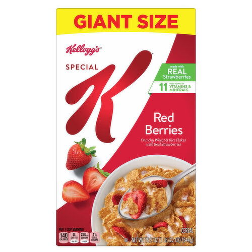Special K Cereal, Red Berries, Giant Size