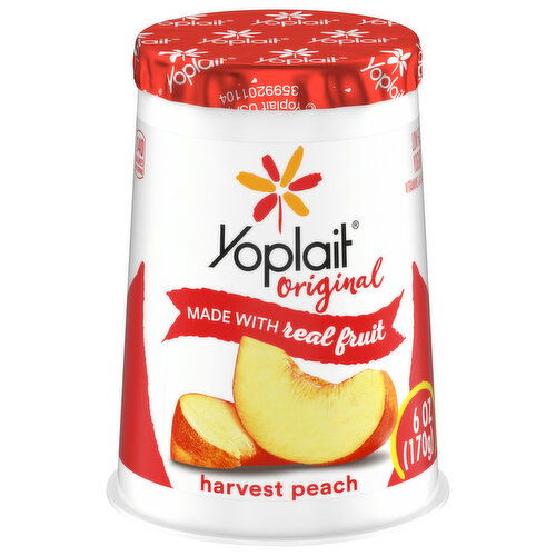 Yoplait Original Yoplait, Low Fat, Harvest Peach