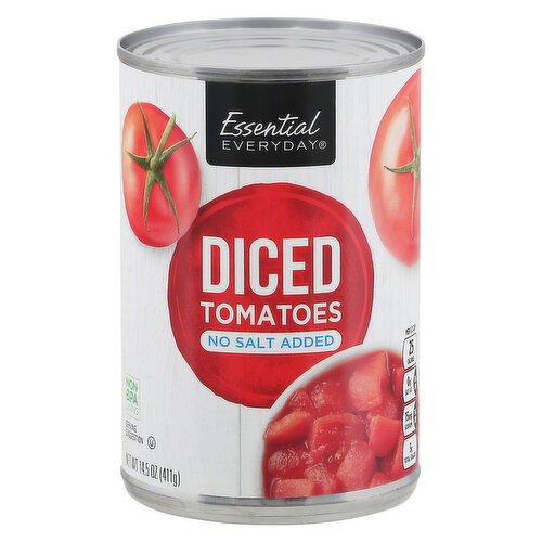 Essential Everyday Tomatoes, No Salt Added, Diced