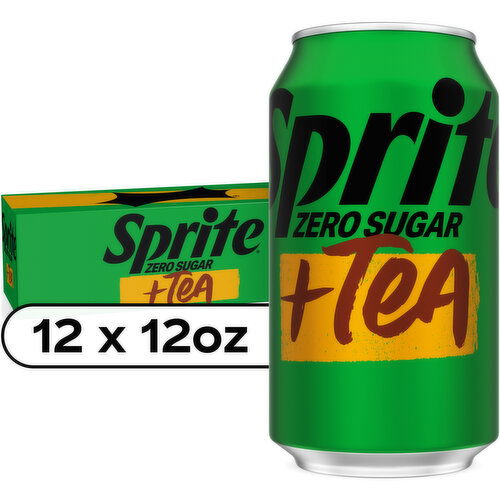 Sprite + Tea, Lemon-Lime And Tea Flavored Soda