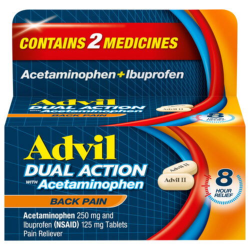 Advil Dual Action with Acetaminophen Back Pain